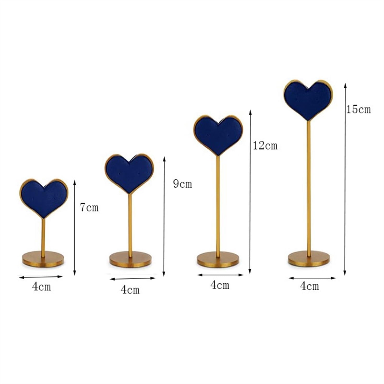 4 Soportes para Joyas, expositores de Pendientes para exhibir, para Mujer, pequeños expositores para Venta de Joyas (A)