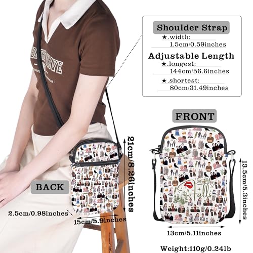 CMNIM Horror Merch Gifts Horror Movie Crossbody Bag Shoulder Purse for Fans Gifts TV Movie Merchandise4