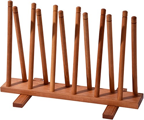 dobar® 29781e Premium Stiefelhalter aus Buchenholz | Schuhablage für 6...
