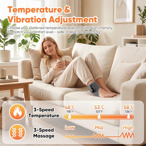 2PCS Foot Renew Massager for Neuropathy 3 in 1 Cordless and Portable Foot and Ankle Massag - image 2