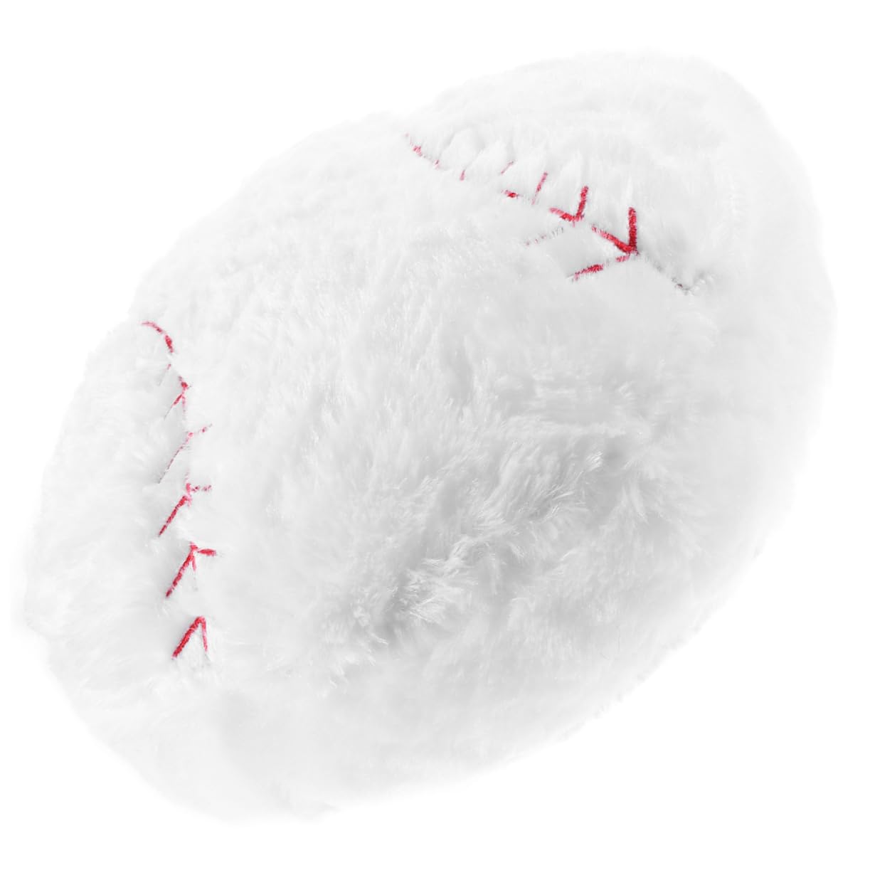 Oreiller peluche baseball blanc pour decoration de chambre d enfant ado