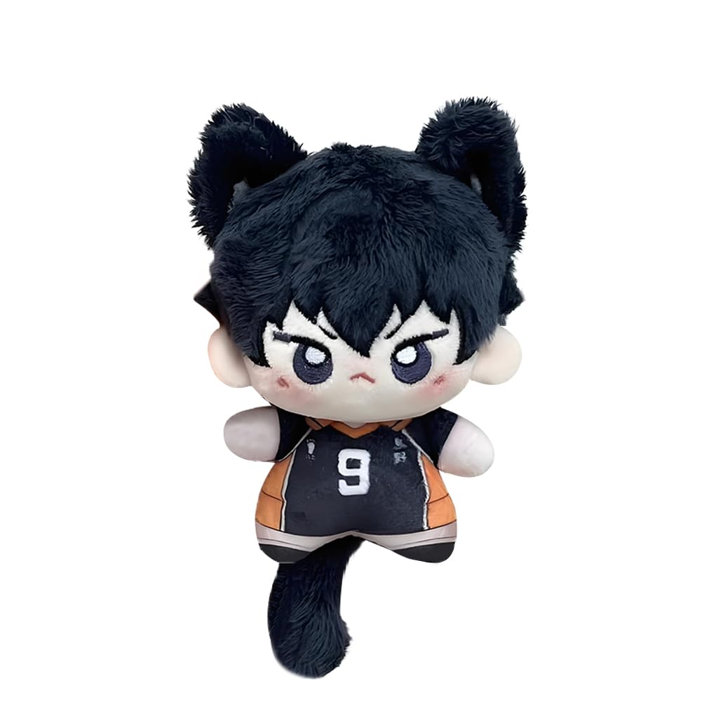 Zhongkaihua Tobio Kageyama Plush Pendant Pillow Tobio Kageyama 10CM Anime Cushion Stuffed PP Cotton Car Bag Home Keychain Decoration Pendant For Fans