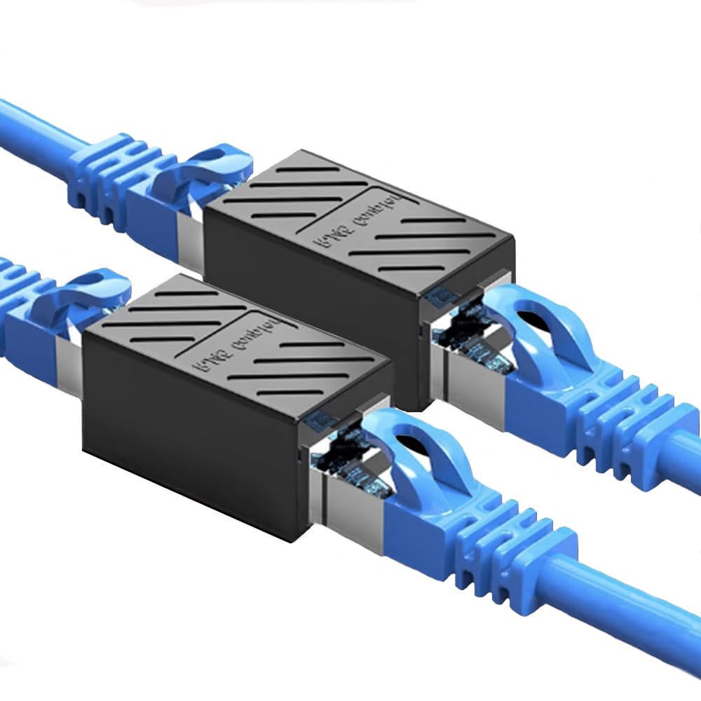 Aoaizue RJ45 Network Coupler, 2 Pack Rj45 Ethernet Extender Adapter Female to Female Extension Connector for Cat5,Cat5e,Cat6,Cat7，Cat8 (Network Cable Extender) (B0C3HX41QJ) Amazon Price History, Amazon Price Tracker