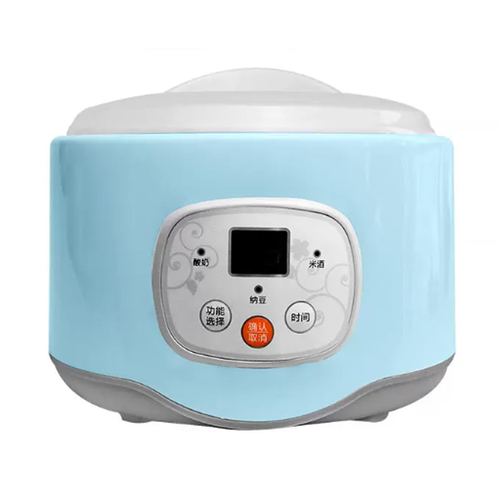 Yaourtière 3 en 1, pour Préparer du Yaourt Maison, Minuterie Réglable, Facile À Nettoyer, Capacité de 1 Litre, Idéale pour Un Usage Domestique