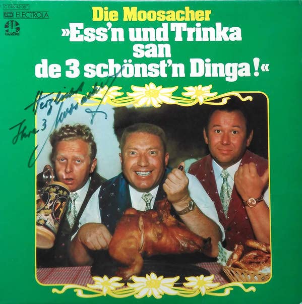 Ess'n und trinka san de 3 schönst'n Dinga / Vinyl record [Vinyl-LP]