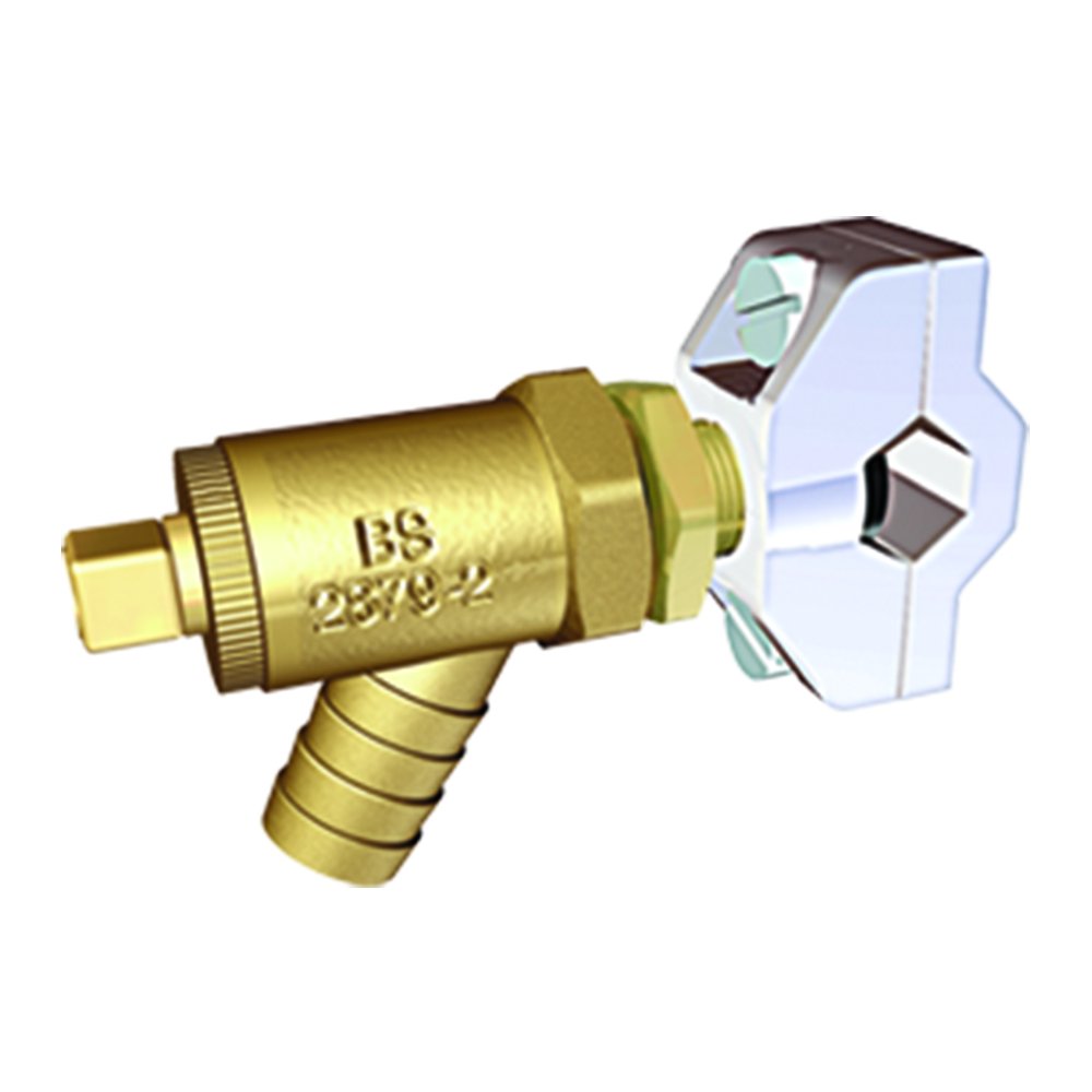 Mark Vitow Brass Self Cutting Drain Cock,