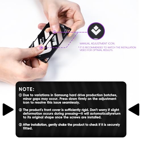 Magnetic Aluminum Expansion Case for Samsung SSD T7 - with 1/4 Screw Mounting (Black) - image 6