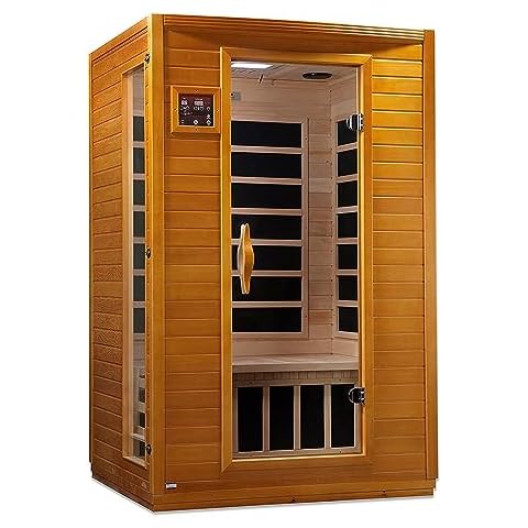Dynamic Andora 2-Person Low EMF Infrared Therapy Wood Dry Heat Sauna Cover