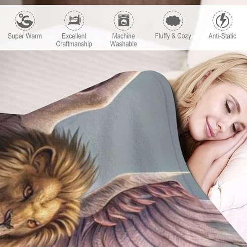 Couverture Lion Impression 3D : apportez force, chaleur et douceur à votre linge de lit - 4