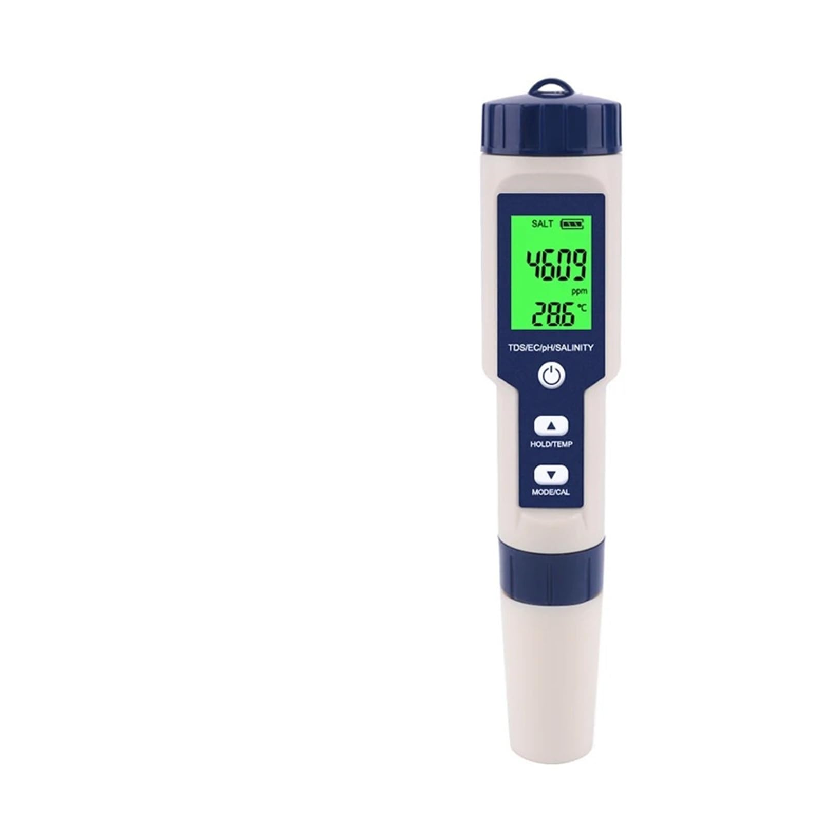JVDDI 5 In 1 Water Quality Tester Digital TDS/EC/PH/Salinity/Temperature Meter for Pools Aquariums