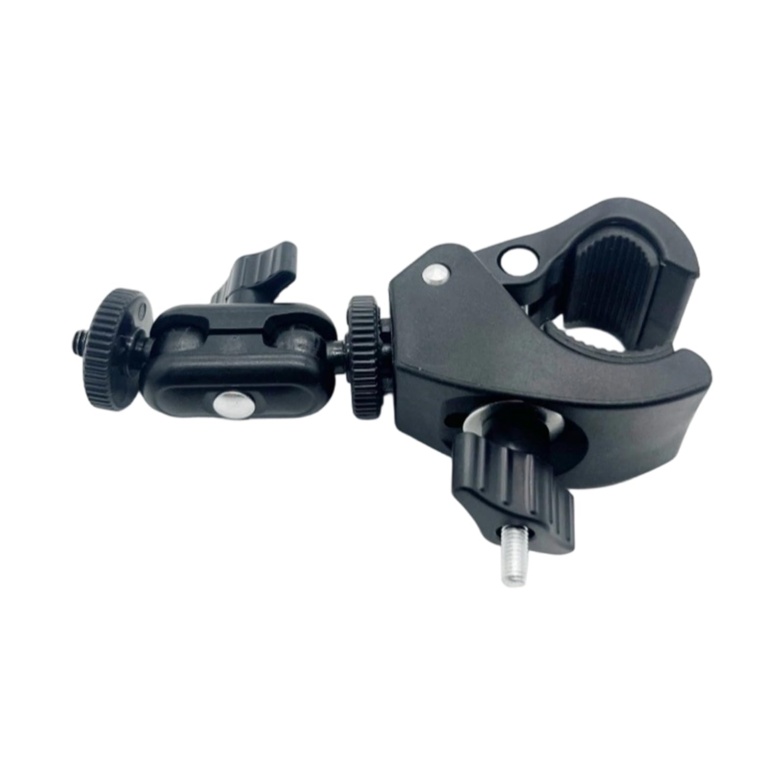 Secure Bike Camera Mount Clamp with 360 Rotation and Anti-Slip Pad for Adventure Riding Bike Camera Mount