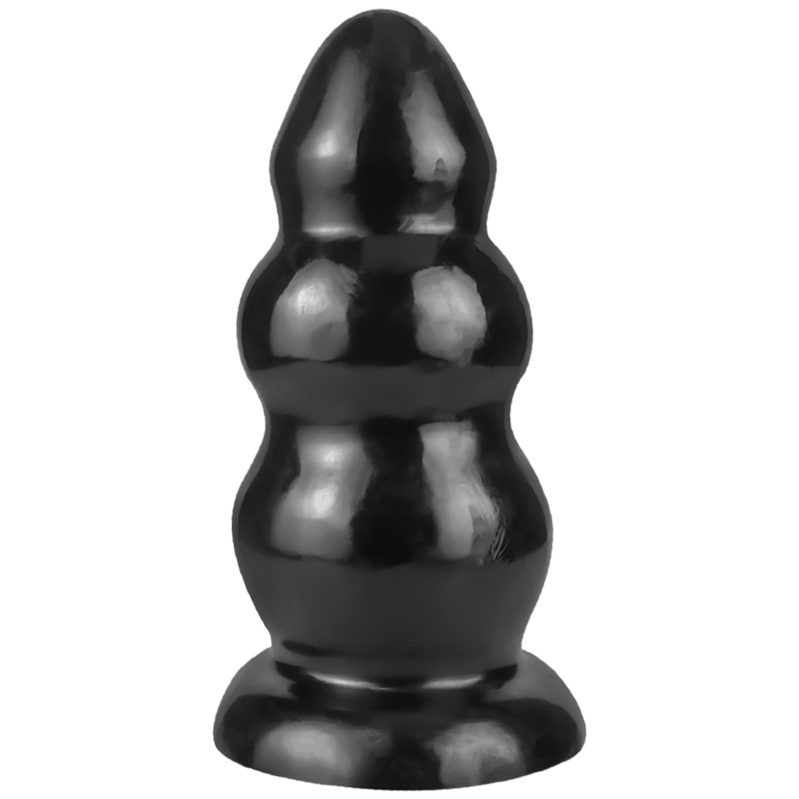 BDSMLOVE tapón anal grande Φ 9,3 CM, tapón anal gigante, consolador anal XXL, juguetes anales, fisting, expansor anal, juguete sexual erótico a partir de 18 para parejas (Negro)