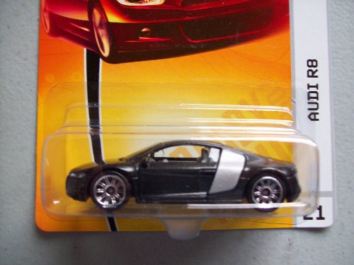 Matchbox 2008 MBX Sports Cars Audi R8 Black miniatura 1