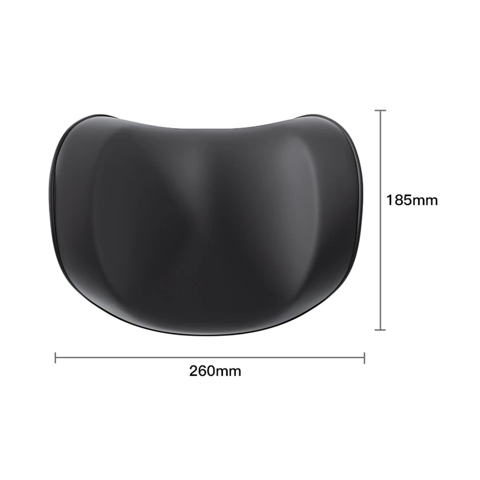Ergonomiczna poduszka zagłówka samochodowego - antypoślizgowa konstrukcja, regulowana w zakresie 360° do podróży samochodem SUV/ciężarowym(A9 Black1)