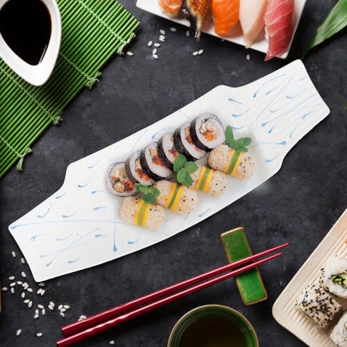 Plato Cerámico en Forma de Pez para Sushi miniatura 4