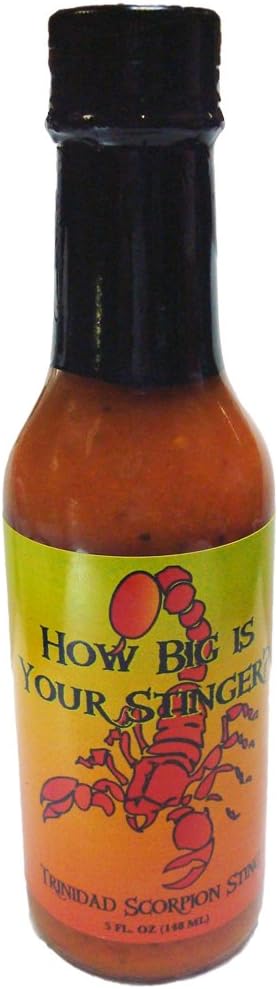 How Big is Your Stinger Trinidad Scorpion Hot Sauce