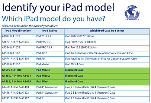 Invision® iPad Mini 1 2 & 3 Custodia Smart Cover