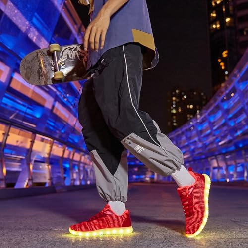 Image of Light Up Shoes for Women Men, LED Sneakers USB Charging Unisex Adult Glow Party Cool Dancing Shoes