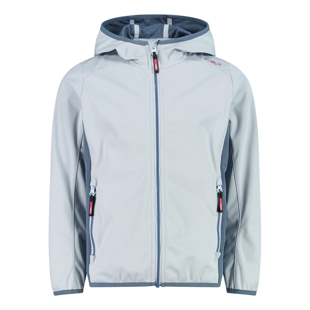 Veste hoodie enfant CMP douce et zippée en coloris bleu ciel
