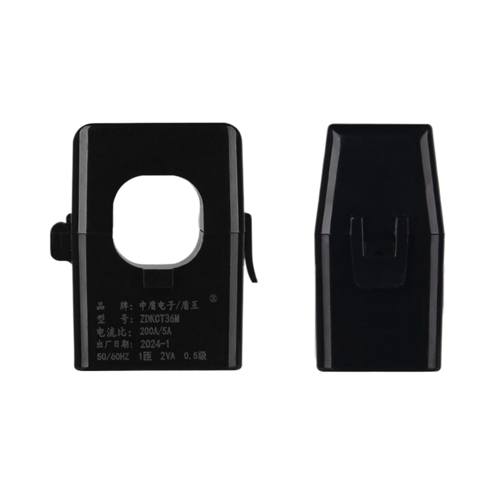 Transformateur de courant ouvert triphasé 250/5A 36mm pour réseaux électriques 100A à 1000A