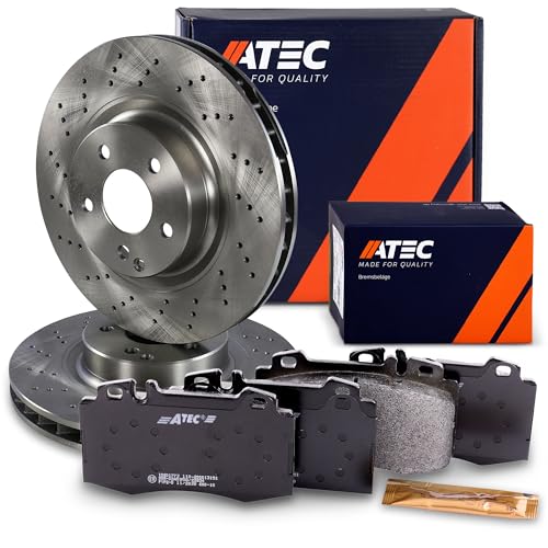 ATEC Germany Bremsenset Vorderachse inkl. Bremsscheiben Ø 330 mm Belüftet