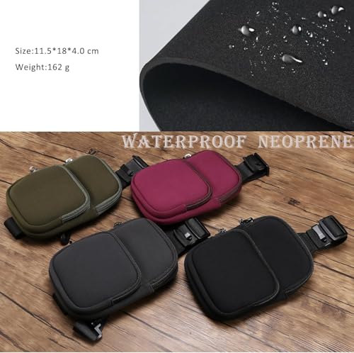 Bolso cruzado impermeable unisex para exteriores miniatura 4