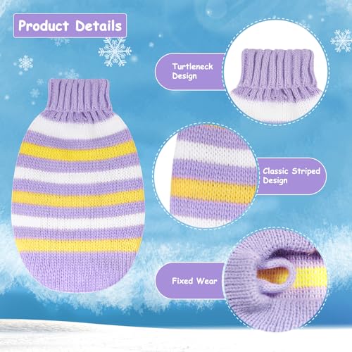 Lyneun Hundepullover für Weihnachten - Warm Strickpullover, Weihnachtspullover für Hunde - Haustier Kostüm Mantel