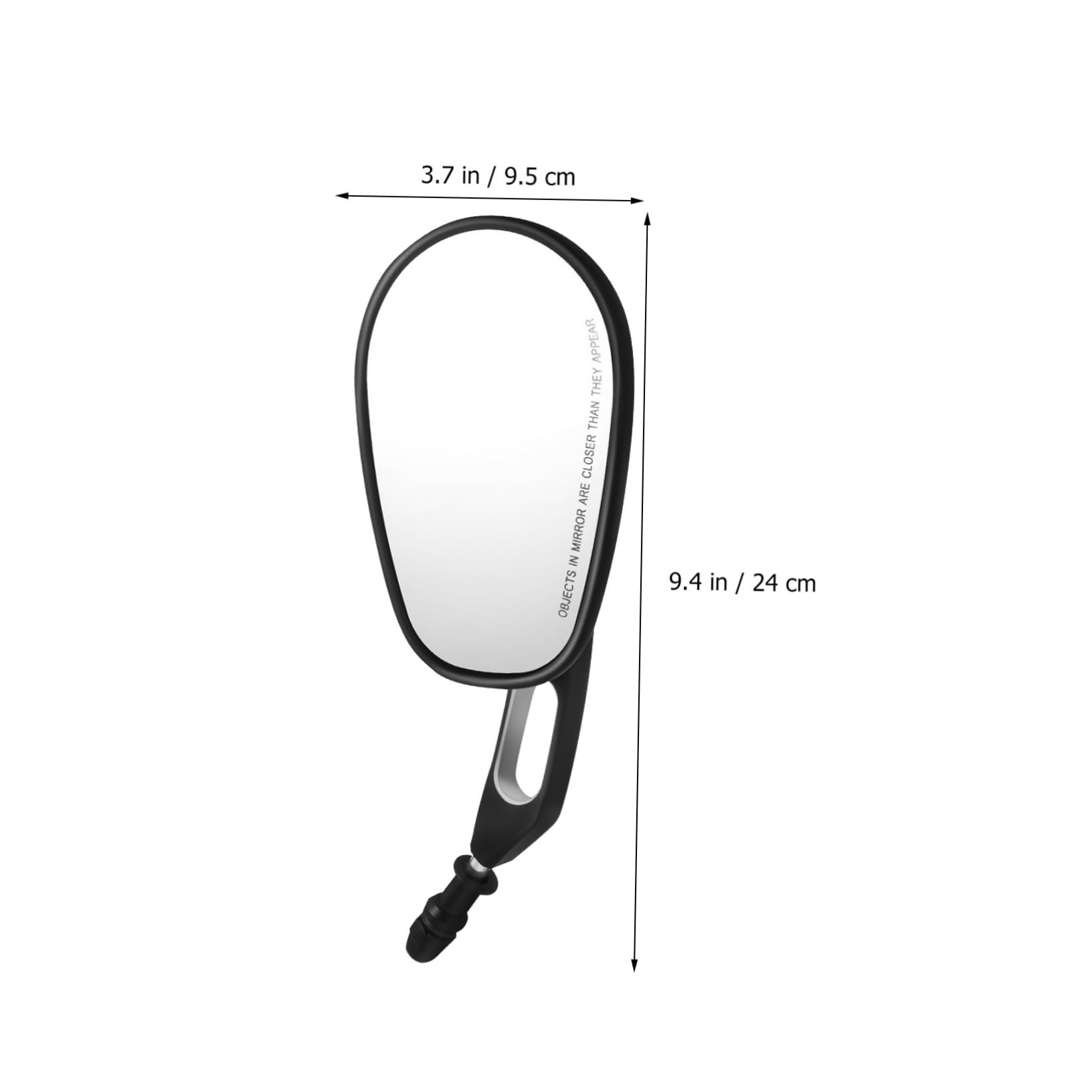 1set Specchietti Retrovisori Per Design Leggero Di Regolabili Per Manubri Scooter e Atv Facile Manutenzione e Aspetto Moderno