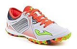 Cierre con cordones. Joma - Liga-5 702 - Blancas - Zapatillas de fútbol sala Outdoor para hombre, Ligas.702.TF Blanco Size: 44 EU
