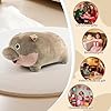 40cm/16inch Moo Deng Plush, Large Hippo Plush, Hippo Stuffed Animal, Ideal Gift for Boys and Girls,Suitable for Fans Christmas Birthday (16 inch) #5