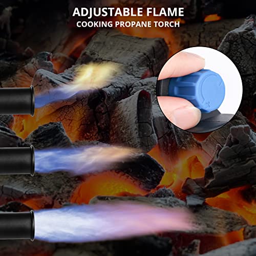 Sondiko Powerful Cooking Propane Torch Kitchen Torch - Fire Gun Grill Gun, Charcoal Lighter Campfire Starter, For Bbq Searing Steak Creme Brulee (Propane Tank Not Included) #TOP1