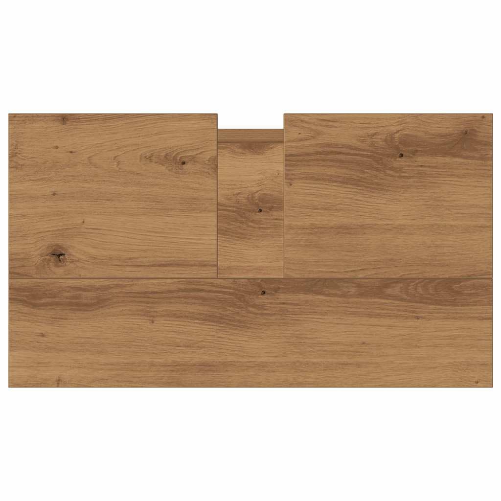 vidaXL Armario de baño Madera de ingeniería Roble Artisan 58x33x60 cm