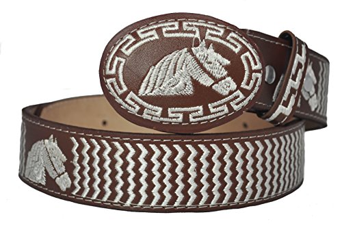 Men's Machine Embroidery Belt Style 8