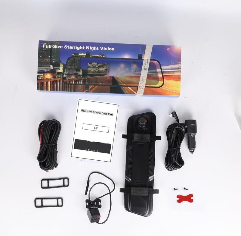 Cámara frontal de coche evite puntos ciegos con espejo retrovisor 4K de gran angular 5