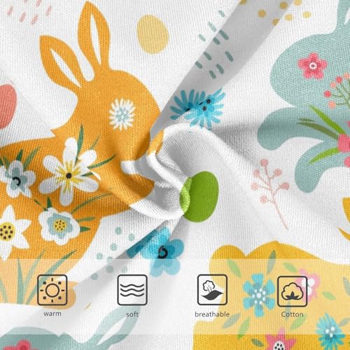 Joisal Aesthetic Girls Underwear Toddlers 2t Cotton Panties for Girl Easter Bunny Eggs Briefs Underpants3