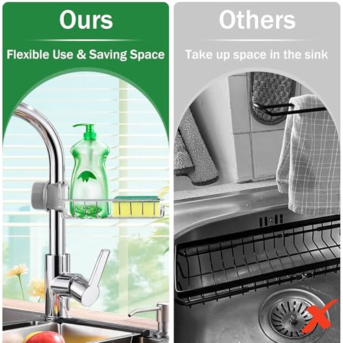 CoFvHo Shower Caddy Shelf No Drill 2 Pcs, Stainless Steel Shower Shelves for Riser Rail 18-27mm, Rustproof Storage Rack Hanging Bathroom Organiser for Shampoo Soap, Kitchen Toilet, Silver - Cosy Home Interiors CoFvHo Shower Caddy Shelf No Drill 2 Pcs, Stainless Steel Shower Shelves for Riser Rail 18-27mm, Rustproof Storage Rack Hanging Bathroom Organiser for Shampoo Soap, Kitchen Toilet, Silver - Image 7