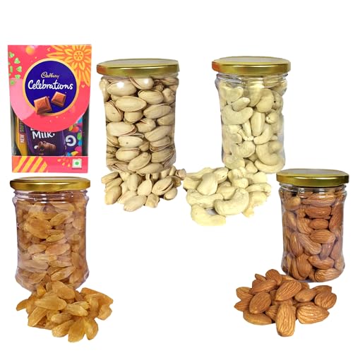 Image of NUTRI MIRACLE Christmas & New Year Dry Fruits Gift Box | Pack for Colleagues and Clients