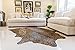 Sunshine Cowhides 100% Genuine Jaguar Print Cowhide Rug - Modern Style Animal Skin Rug & Floor Carpet for Living Room, Bedroom, Kitchen & More - Large (6x6-7ft)