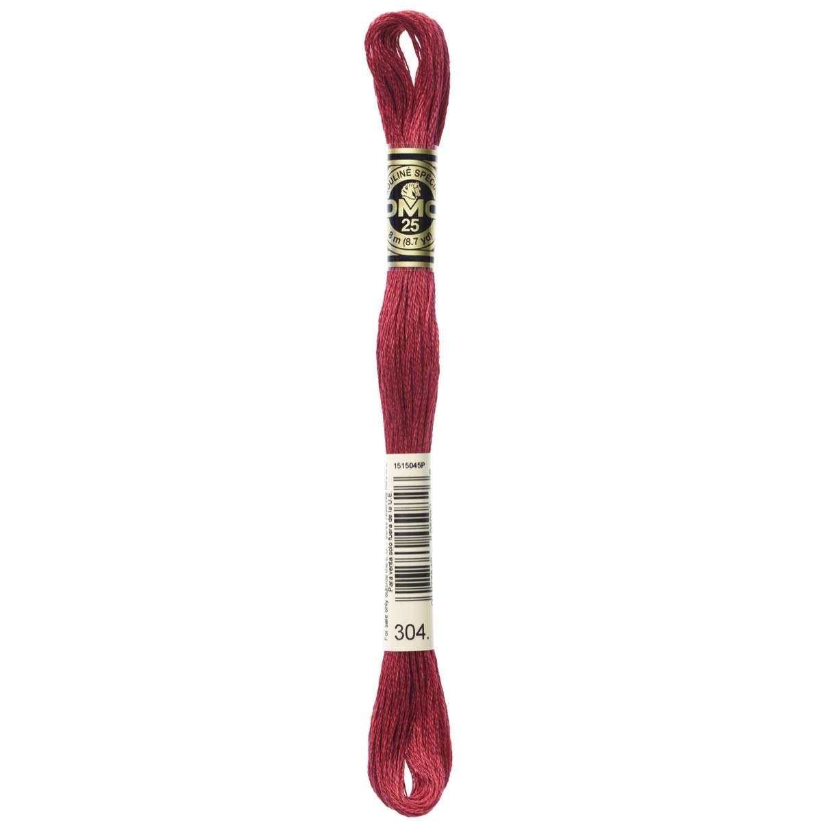 DMC Embroidery Floss Mouline Stranded Cotton Thread for Hand Embroidery and Sewing - Colour No: 304-4 x 8m Skeins — image 1