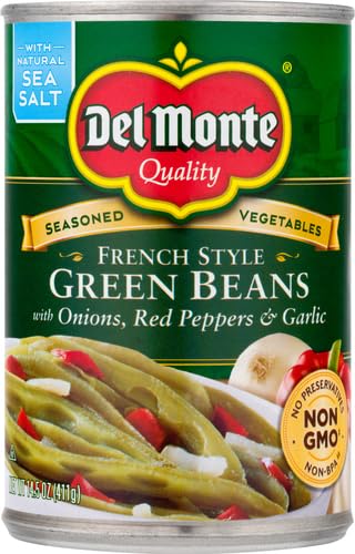 Image of Del Monte Fresh Cut Seasoned Green Beans - 14.5 oz (Pack of 4)