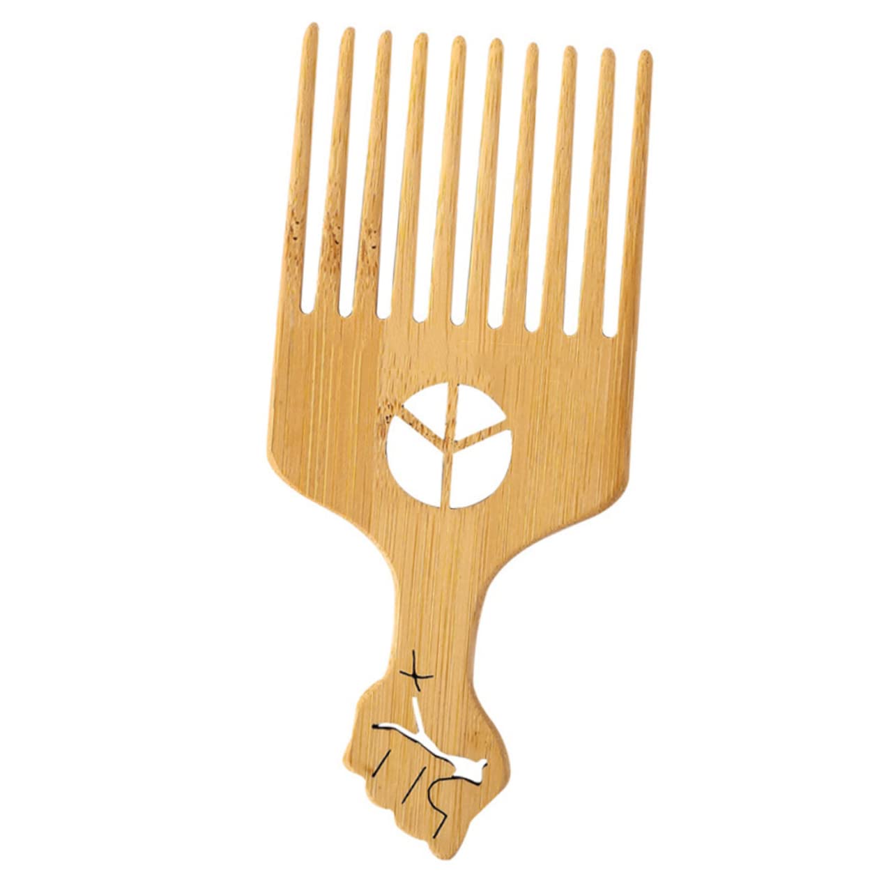 minkissy Hair Comb Beard Combs for Men Hair Combs for Men Beard for Men Hair Picks for Men Curly Hair Styling Tools Hair Pick Comb Miss Modeling Wood Africa Afro Comb Pick for Hair