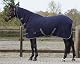 Abschwitzdecke QHP Fleecedecke Basic mit Halsteil und Kreuzgurten