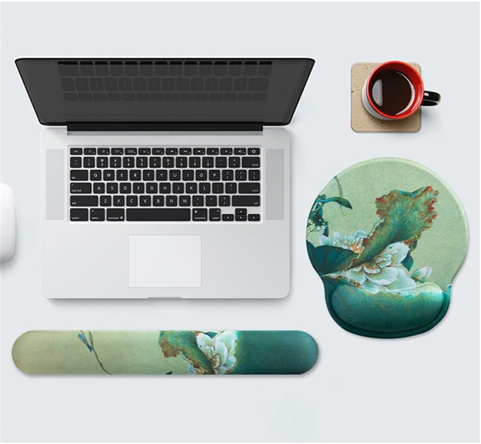 Wrist Mouse Pad Soft Mouse Pad with Wrist Rest Support Mat for Gaming Laptop Ergonomic Wrist Support Mouse Keyboard