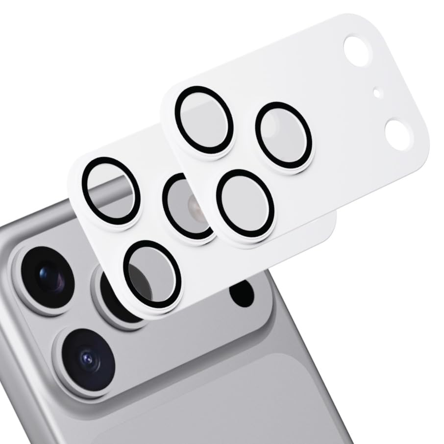 Protecteur objectif iPhone 17 Pro Max antireflet pour éviter les rayures de l'appareil photo