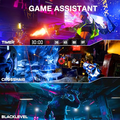 Image of 27 inch 1440P Gaming Monitor, 200Hz /144Hz Fast IPS 2K Computer Monitor with Speaker, Free-Sync & G-SYNC, 125% sRGB, HDR10, HDMI x2, DisplayPort x2, Compatible with Switch /Xbox /PS5, VESA Mountable
