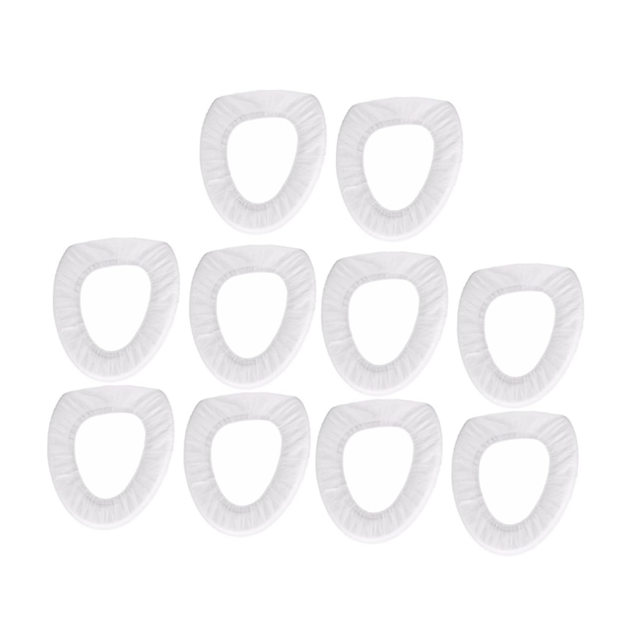 BESTYASH 10pcs Disposable Toilet Seat Covers Portable Potty Liners for Adults for Public Restrooms Travel Airplane and Road Trips