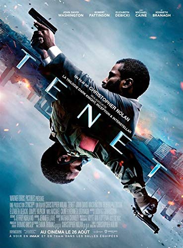 TENET - 2020 - Robert Pattinson - John David Washington - 40x60Cm - AFFICHE CINEMA ORIGINALE