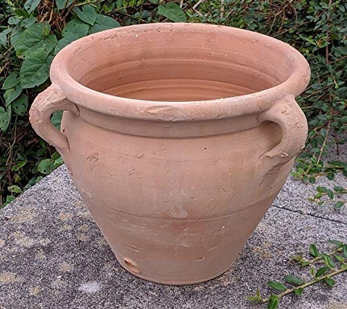 Angebot !! rustikaler Blumentopf echt Terrakotta 27 cm, Blumenkübel für Garten und Wohnung Terracotta kein Kunststoff, Blumen