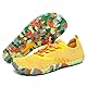 SAGUARO Knit Barfuss Schuhe Damen Herren Barfußschuhe Barfussschuhe Outdoor Fitnessschuhe Barefoot Shoes Straßenlaufschuhe Mit Zero-Drop Solhe,Smart II - Barfußschuhe Gelb,Gr.39
