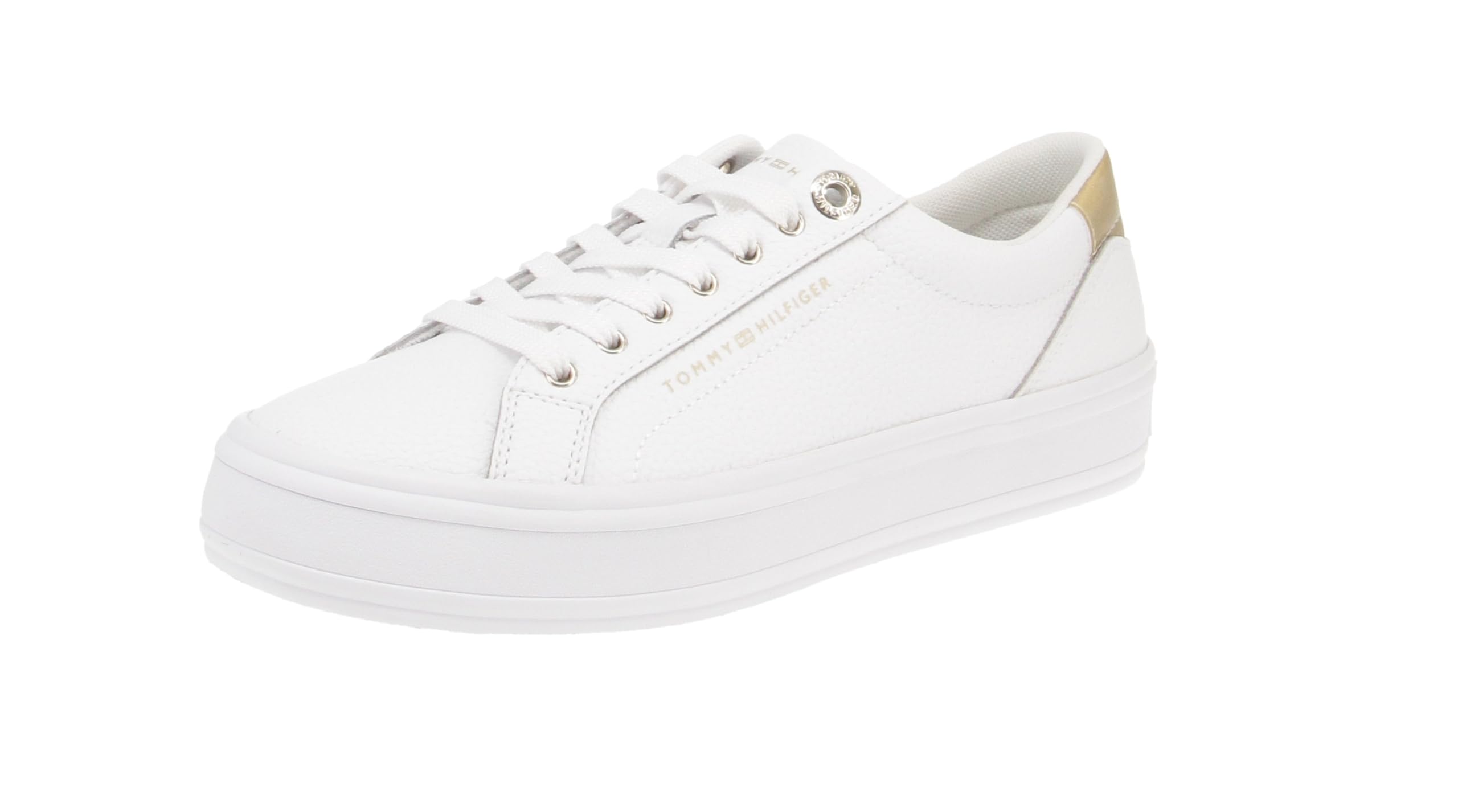 Tommy Hilfiger Essential Vulc Leather Sneaker Fw0fw07778, Zapatilla Vulcanizada Mujer
